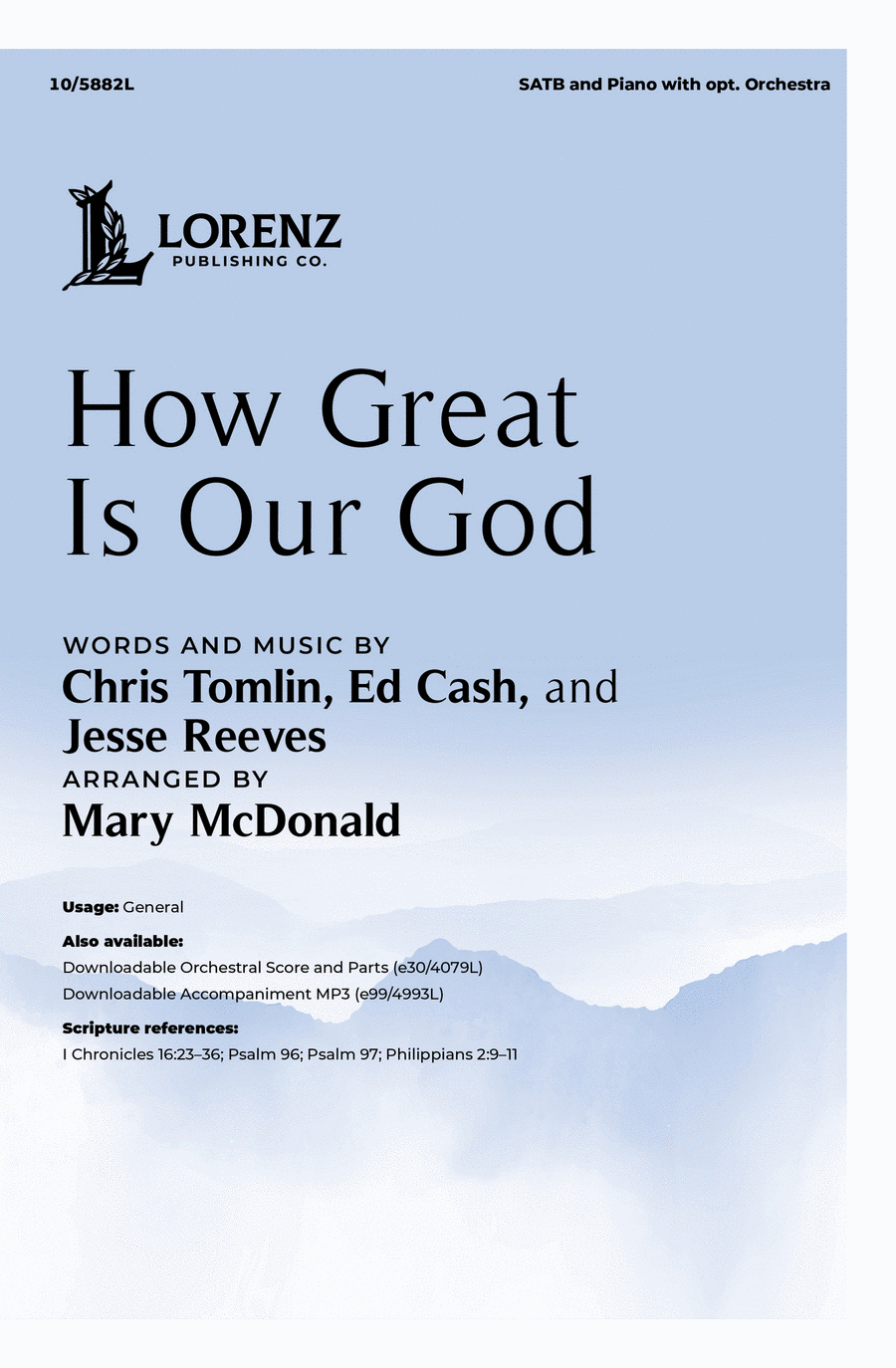 How Great Is Our God Choir scores gallery preview page 1