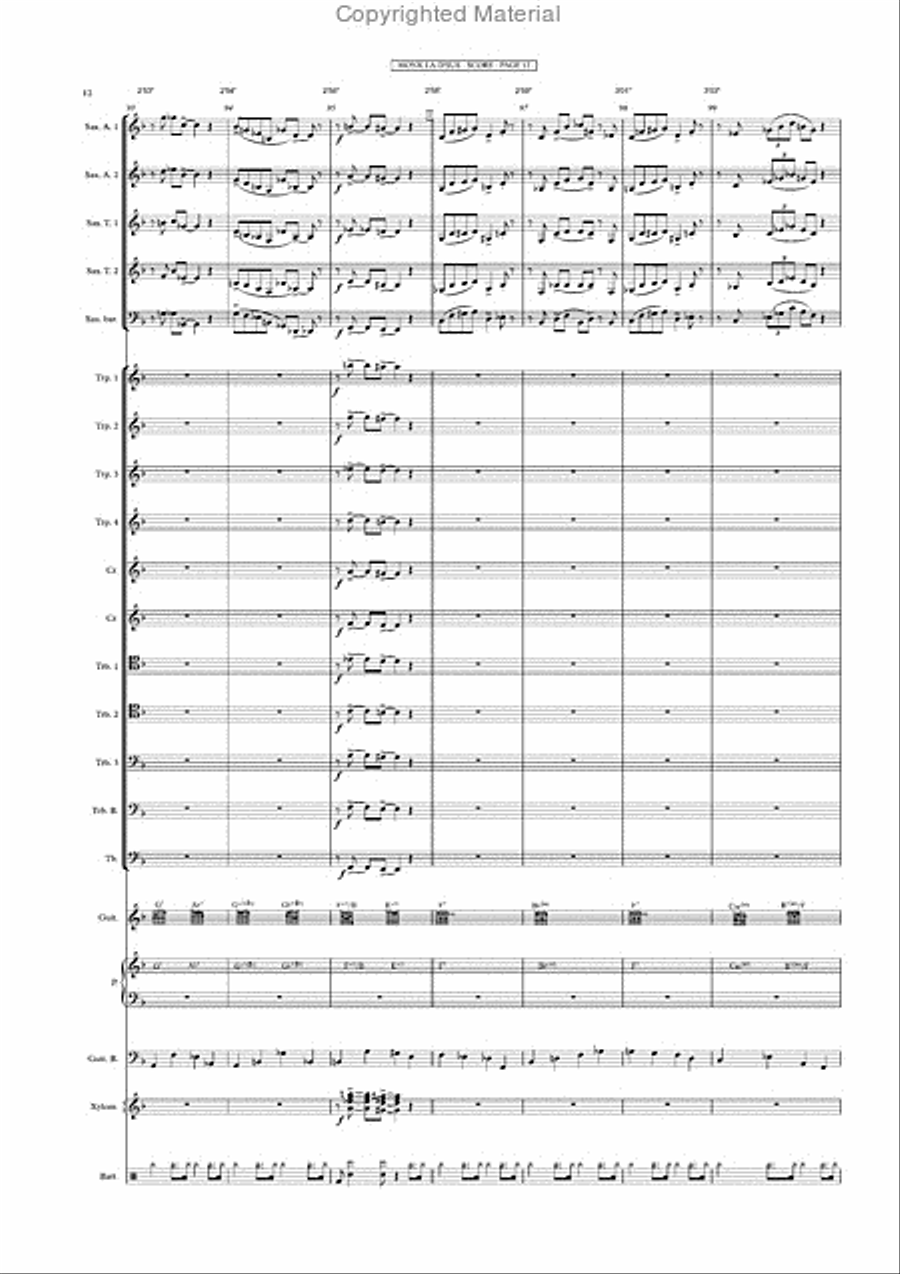 MONK LA D'US Big Band & Piano Jazz Ensemble scores gallery preview page 13