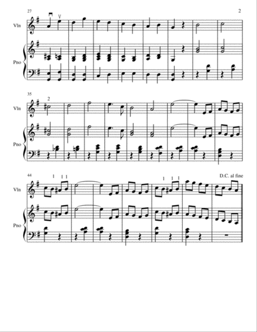 The Violinist's Nutcracker Violin Solo scores gallery preview page 3
