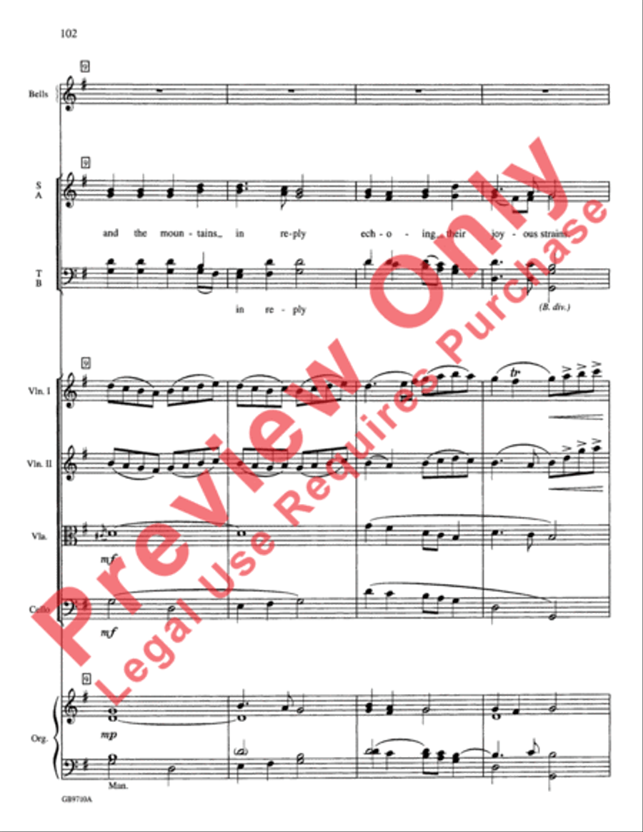 A Festival of Lessons and Carols Choir scores gallery preview page 103
