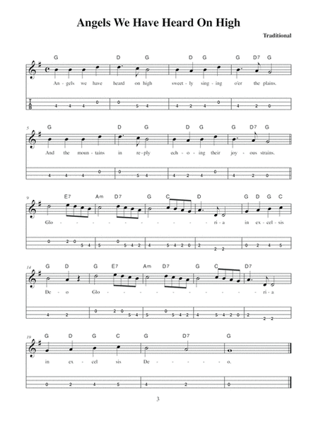 Tenor Banjo Christmas Songbook