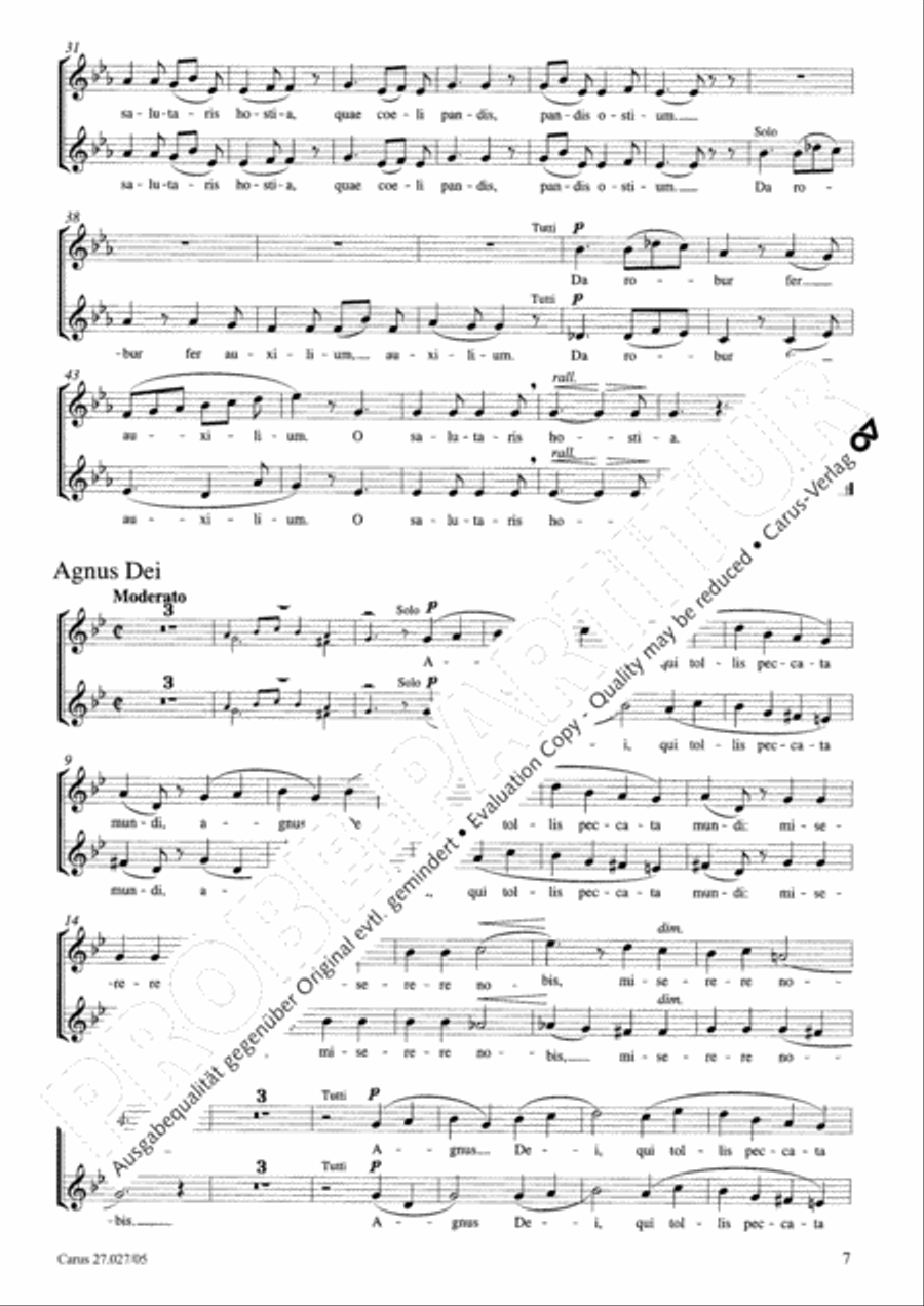 Messe breve SA scores gallery preview page 8