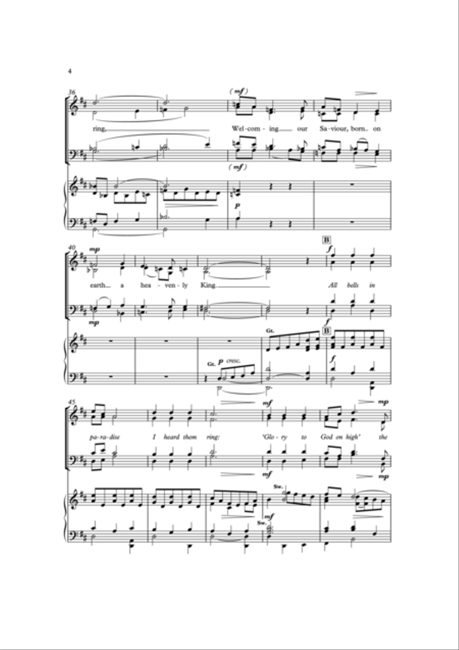 All bells in paradise 4-Part scores gallery preview page 4