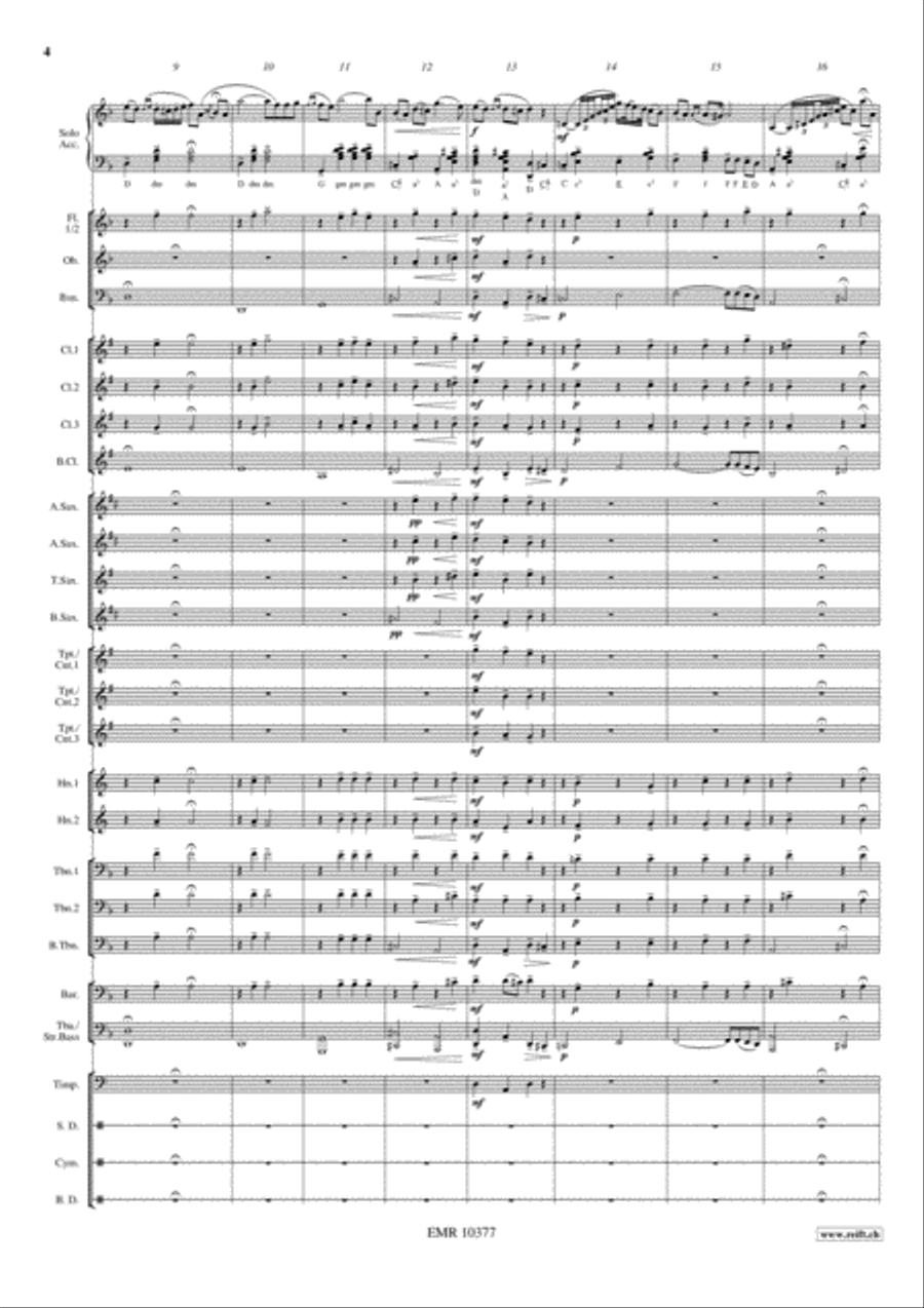 Csardas Csardas Concert Band scores gallery preview page 5