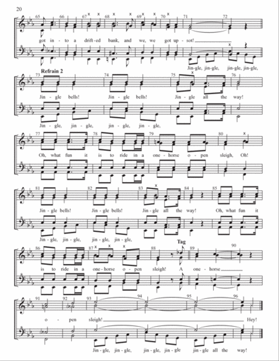 Yuletide Favorites (Volume I) SSAA scores gallery preview page 20