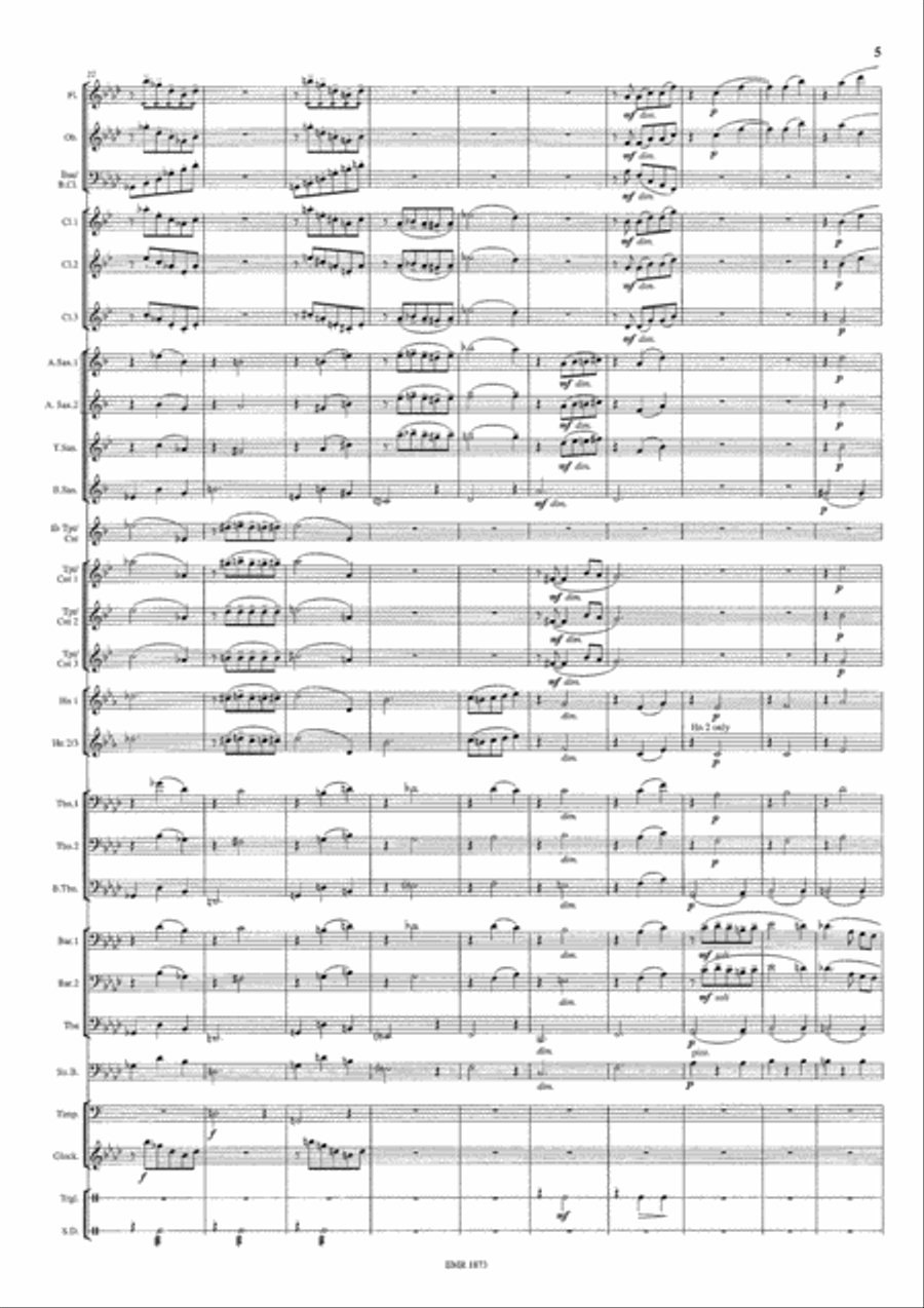 Slavonic Dance Slavonic Dance Concert Band scores gallery preview page 6