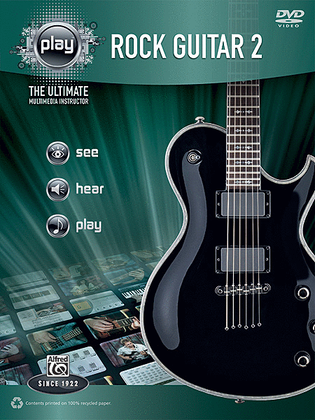 Book cover for Alfred's PLAY Rock Guitar 2