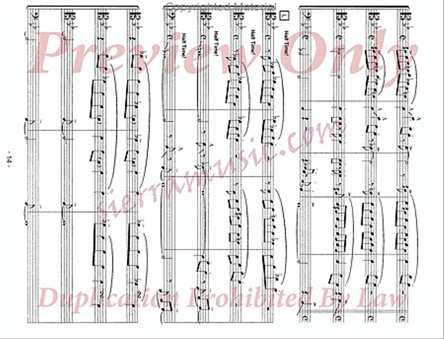 Lassus Trombone Trombone Quartet scores gallery preview page 15