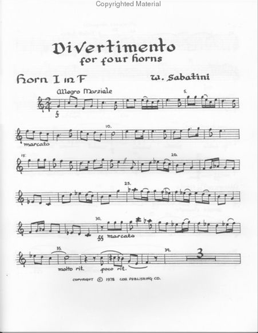 Divertimento Divertimento Horn scores gallery preview page 2