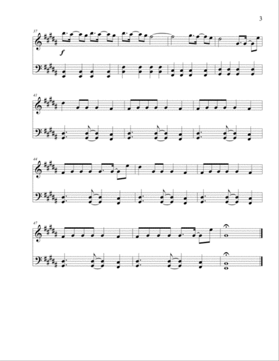 Don't Let Me Down Easy Piano scores gallery preview page 4