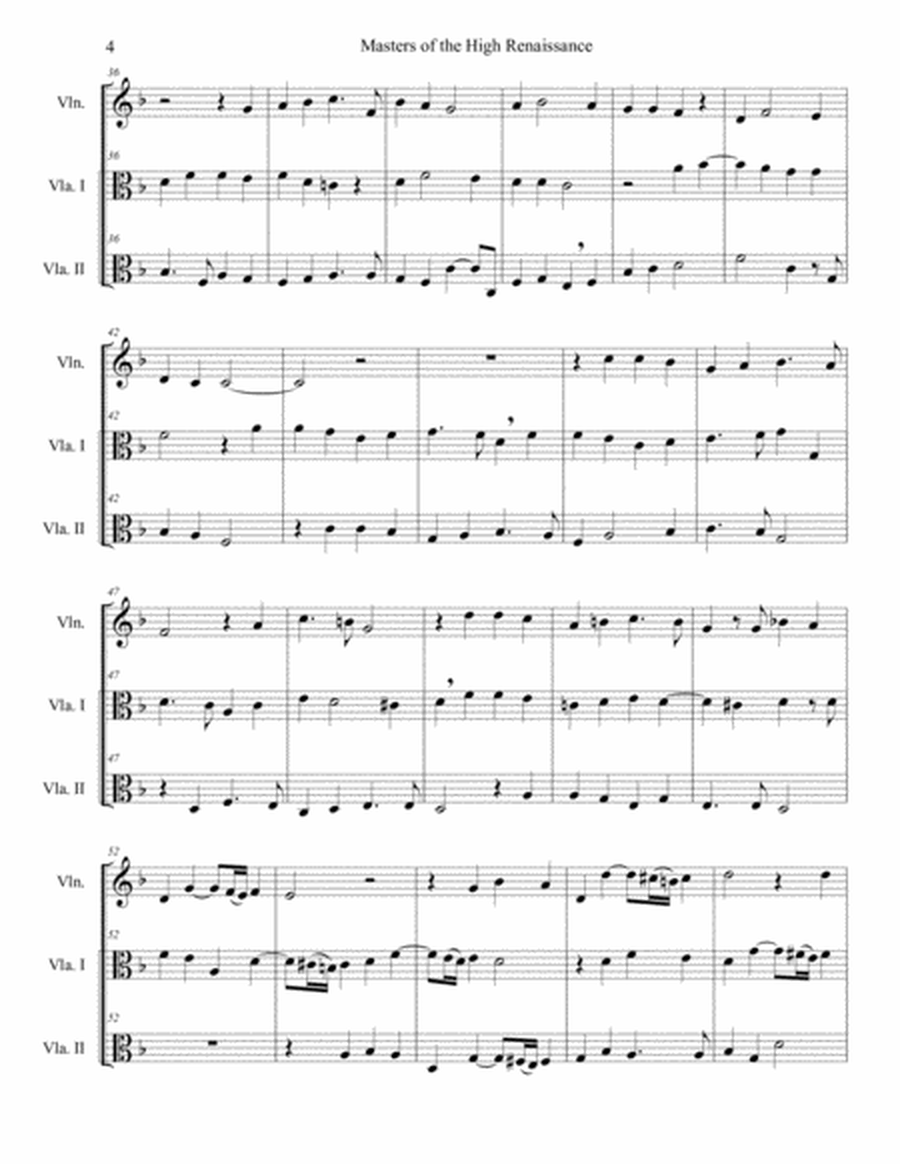 Renaissance Anthems Arranged for Strings - Byrd, set 4 image number null