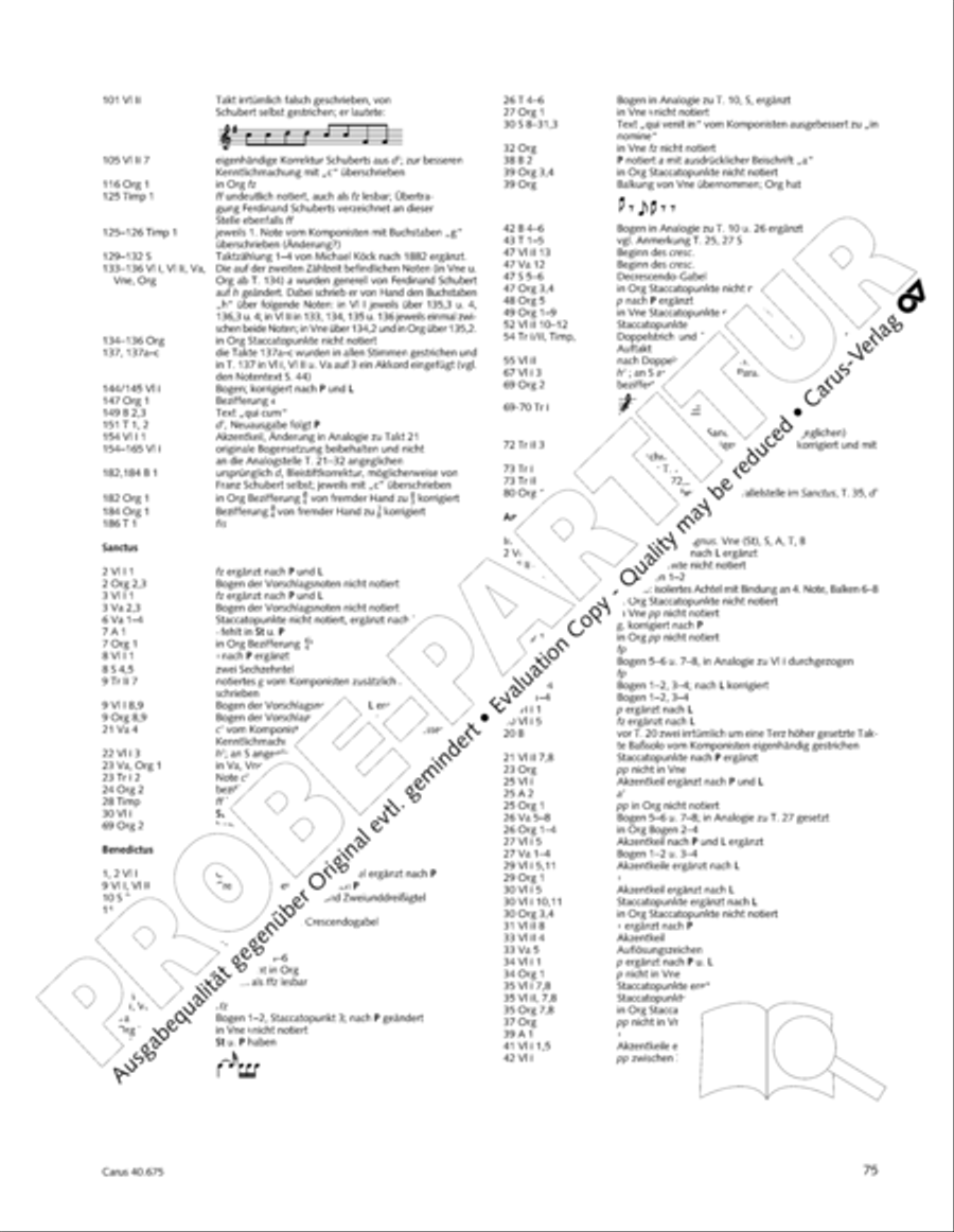 Mass in G Major STB scores gallery preview page 88
