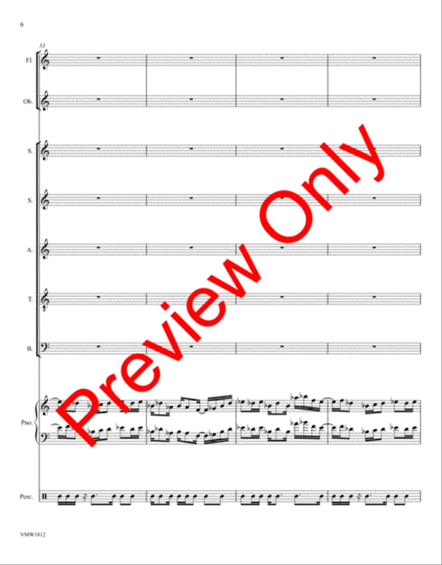 Maombi na Sifa (Prayer and Praise) 4-Part scores gallery preview page 11