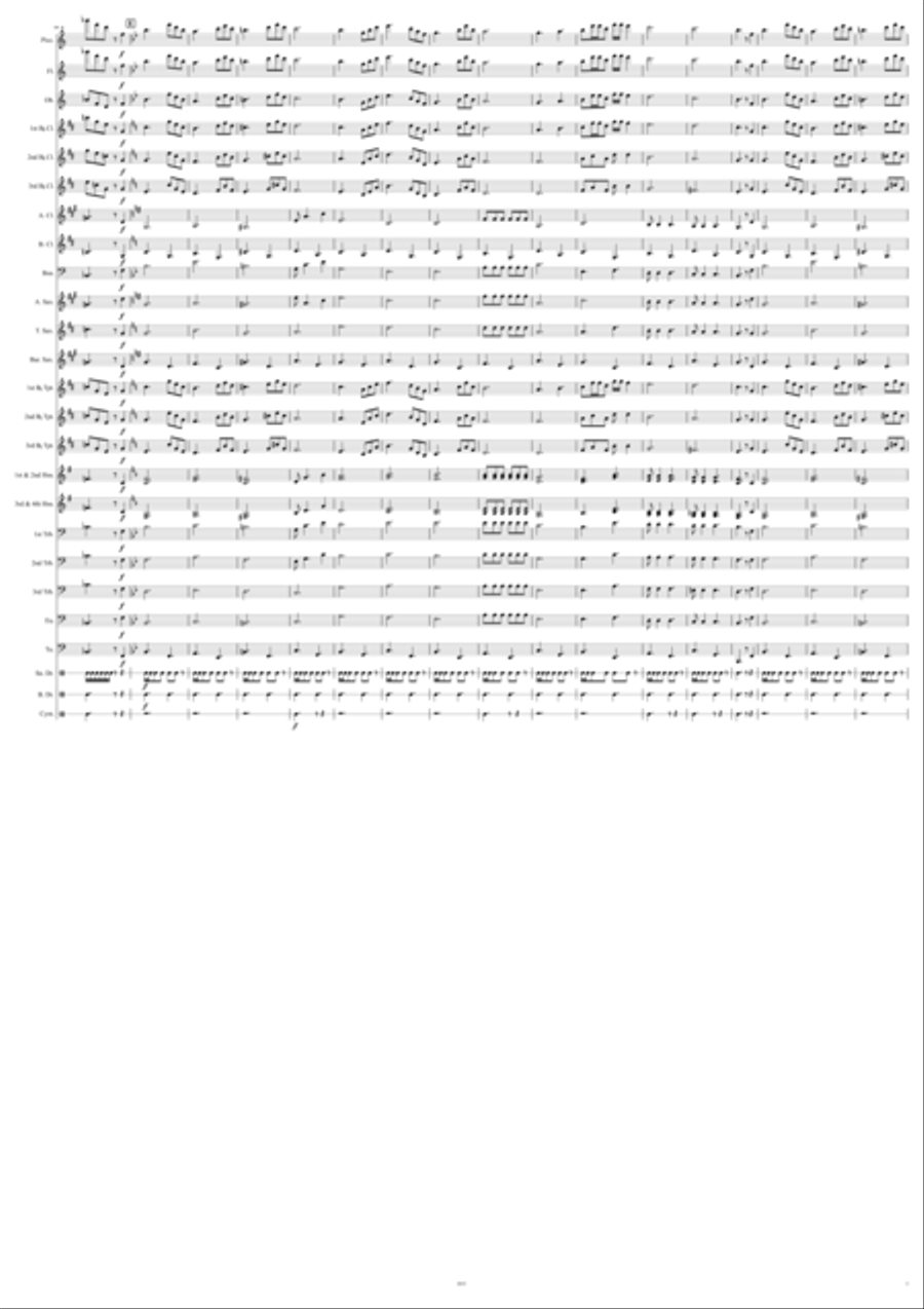 North Dakota State Troopers March Marching Band scores gallery preview page 5