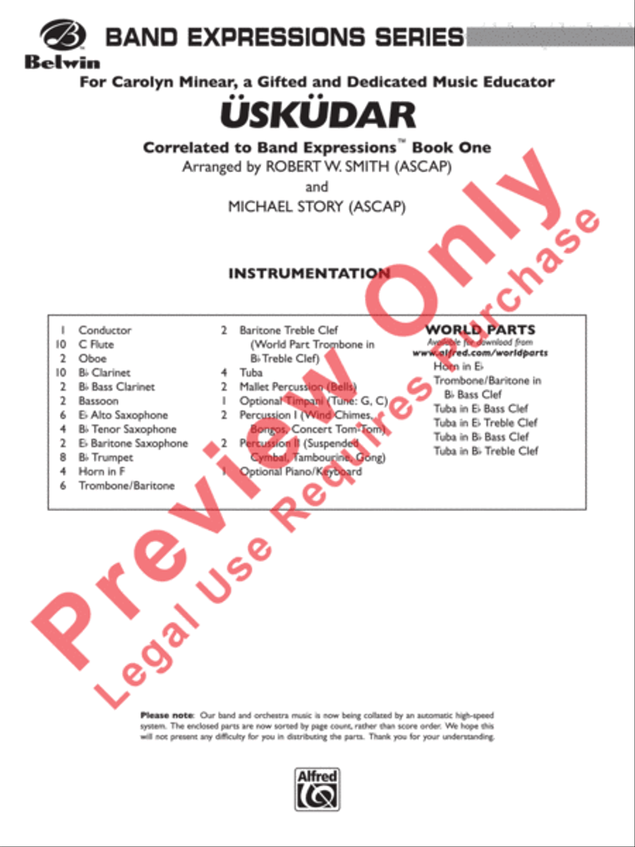 ÜskÜdar ÜskÜdar Concert Band scores gallery preview page 2