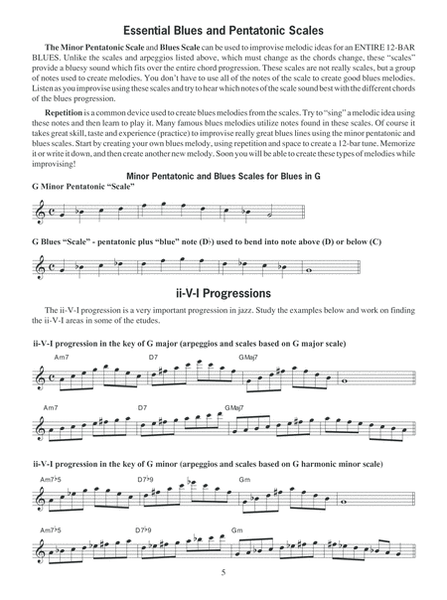 Essential Jazz Etudes..The Blues - Guitar image number null