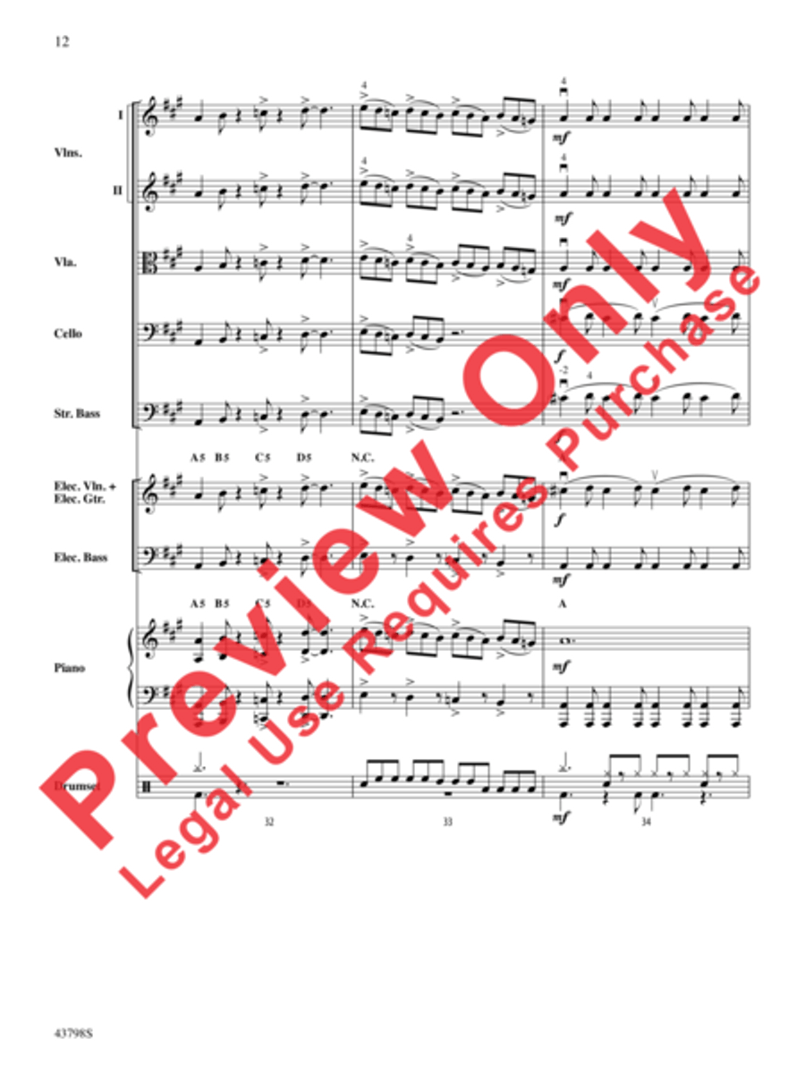 Siberian Sleigh Ride Siberian Sleigh Ride String Orchestra scores gallery preview page 5