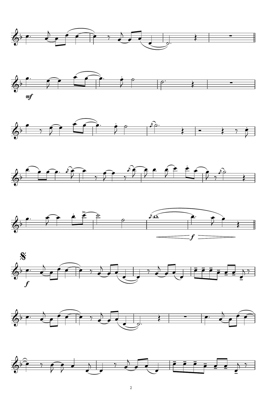 Crystal Ball Clarinet Solo scores gallery preview page 2