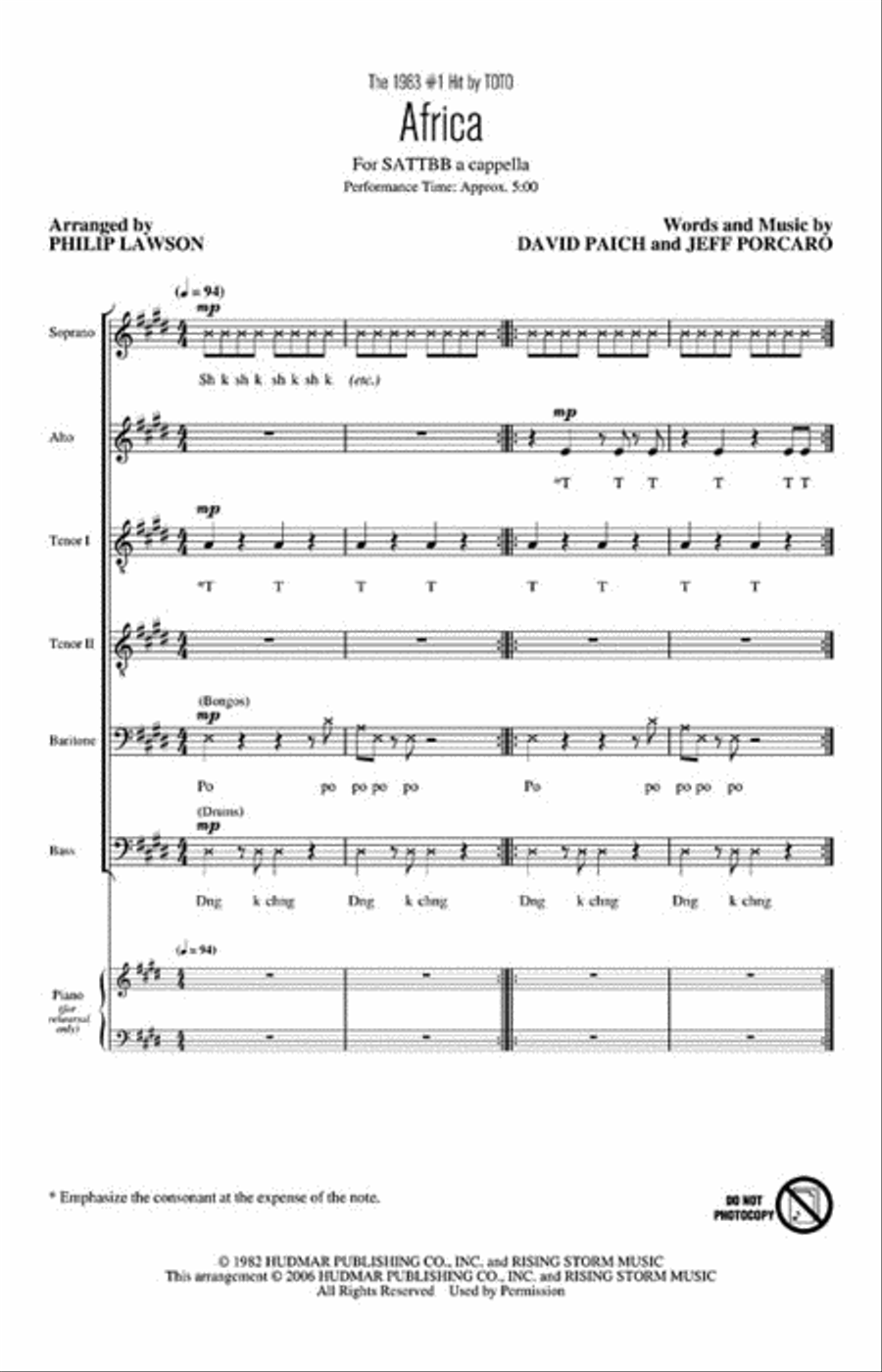 Africa A Cappella scores gallery preview page 2