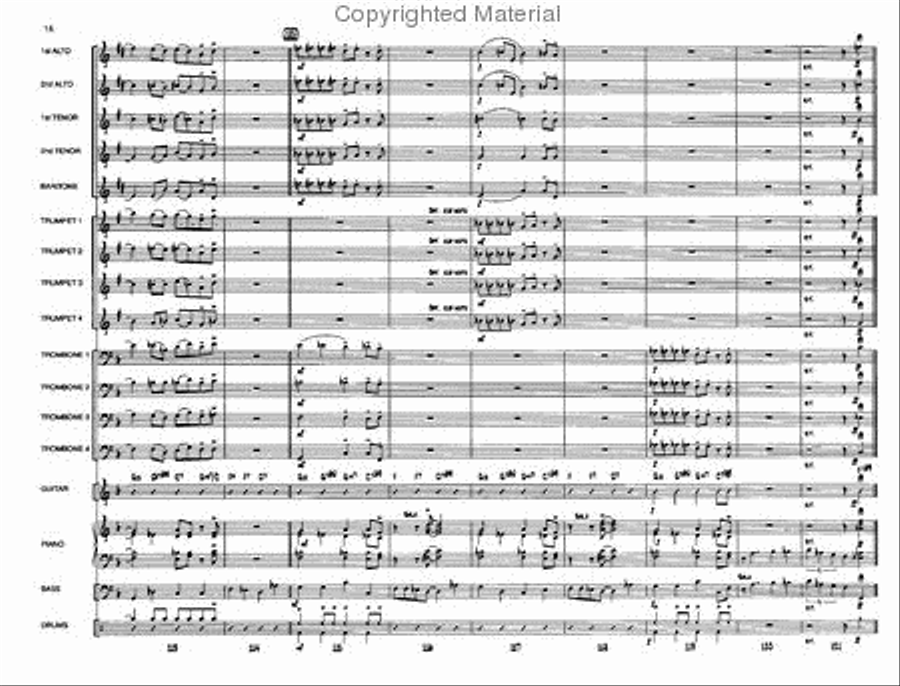 Blues for Buster Jazz Ensemble scores gallery preview page 16
