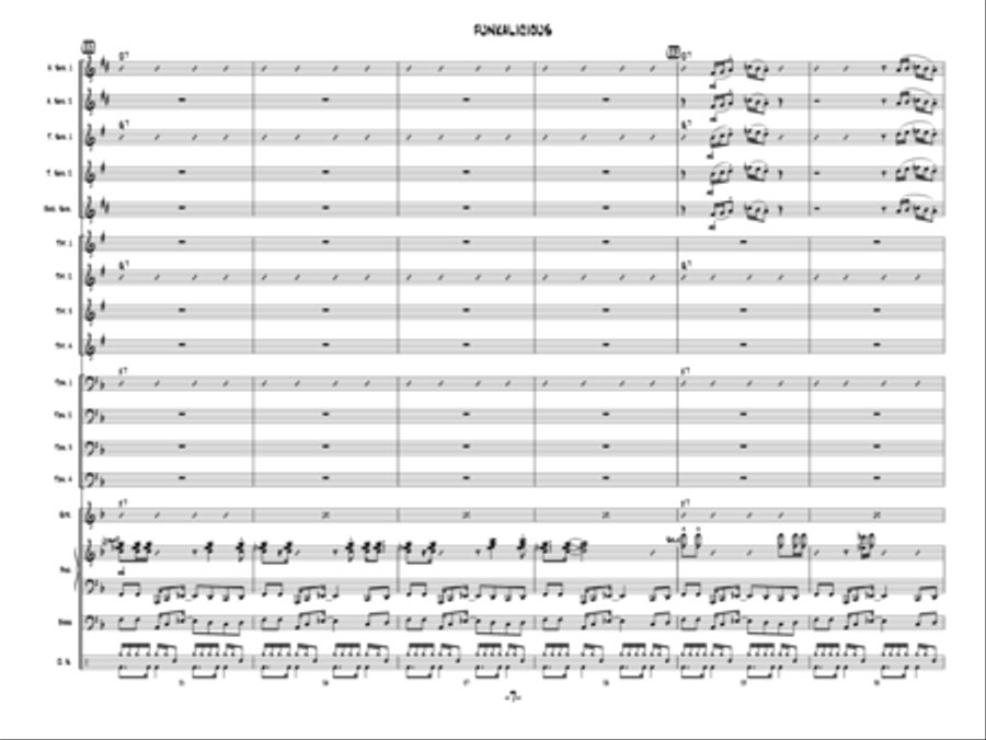 Funkalicious Jazz Ensemble scores gallery preview page 6
