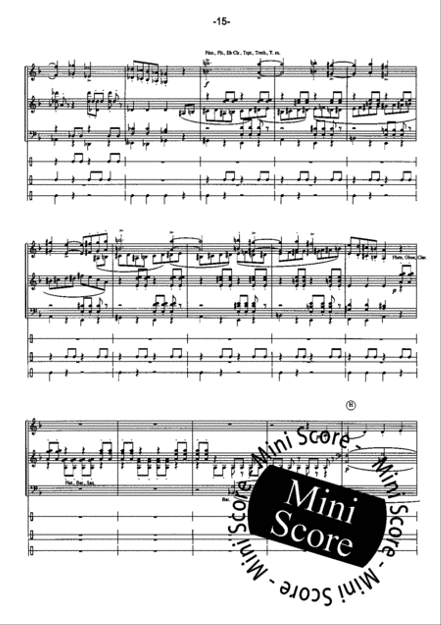 Partita Concert Band scores gallery preview page 18