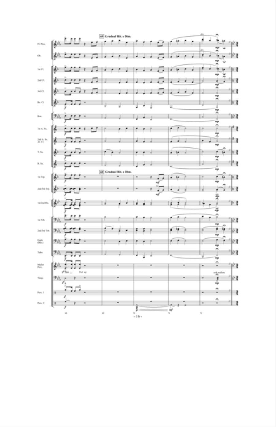 Forever Shining Concert Band scores gallery preview page 15
