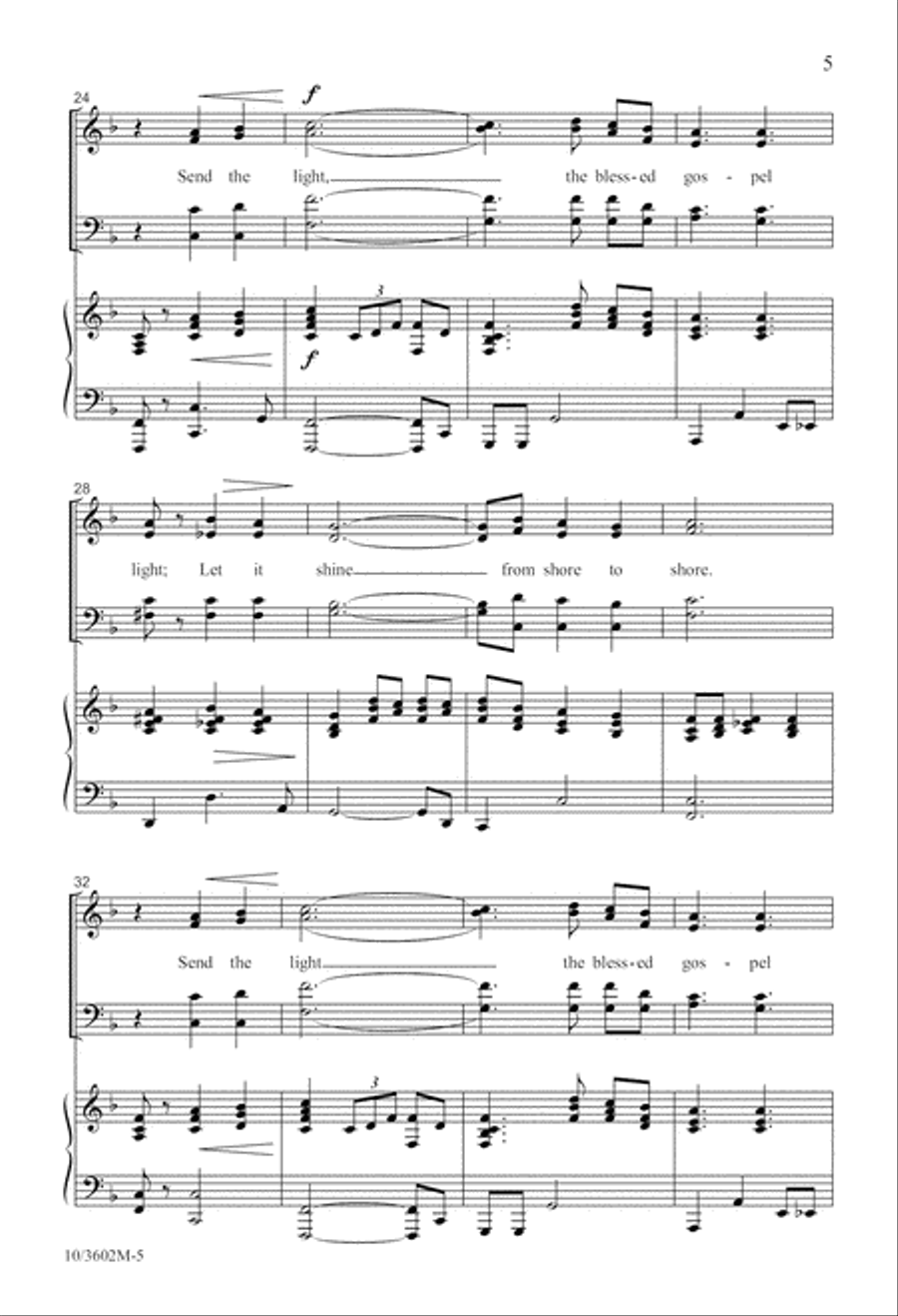 Send the Light 4-Part scores gallery preview page 6