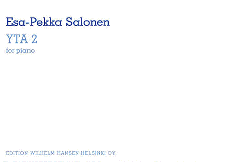 Esa-Pekka Salonen: Yta 2 For Piano