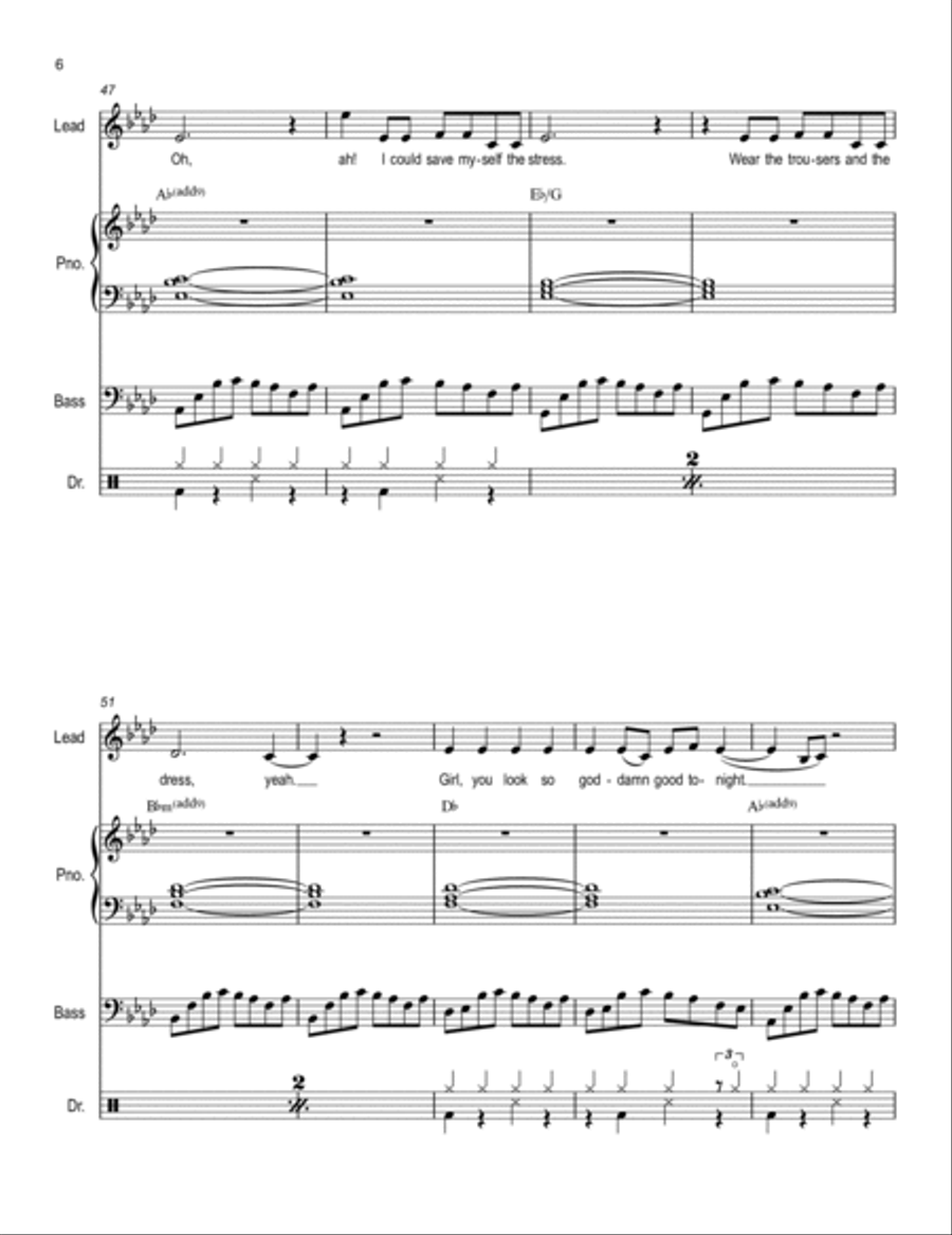 Be My Own Boyfriend Small Ensemble scores gallery preview page 6