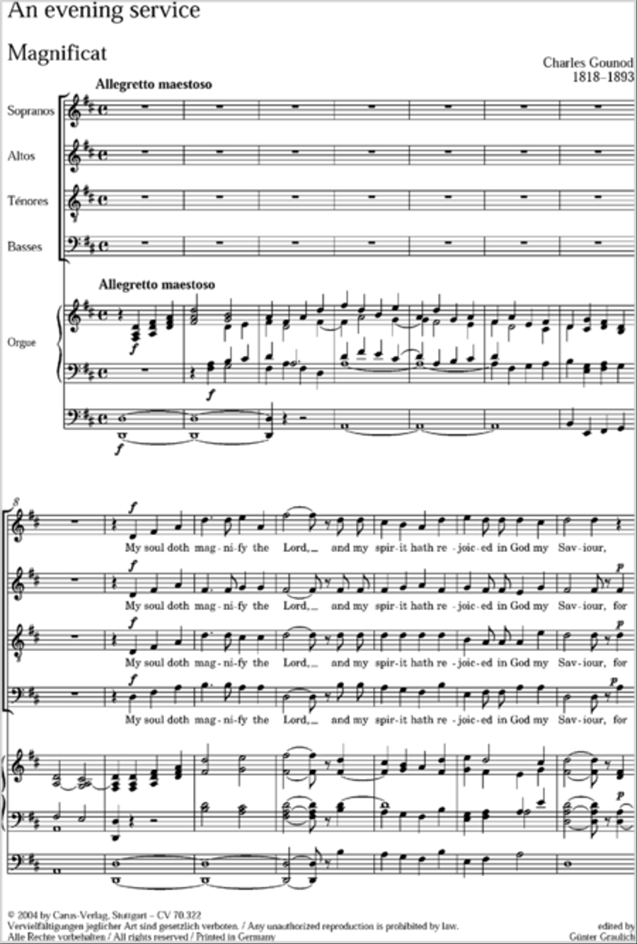 An evening service 4-Part scores gallery preview page 10