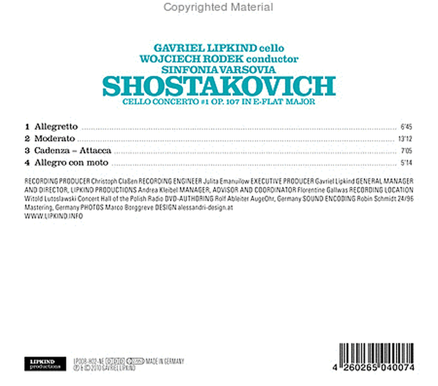 Volume 2: Cello Heroics Shostakovich