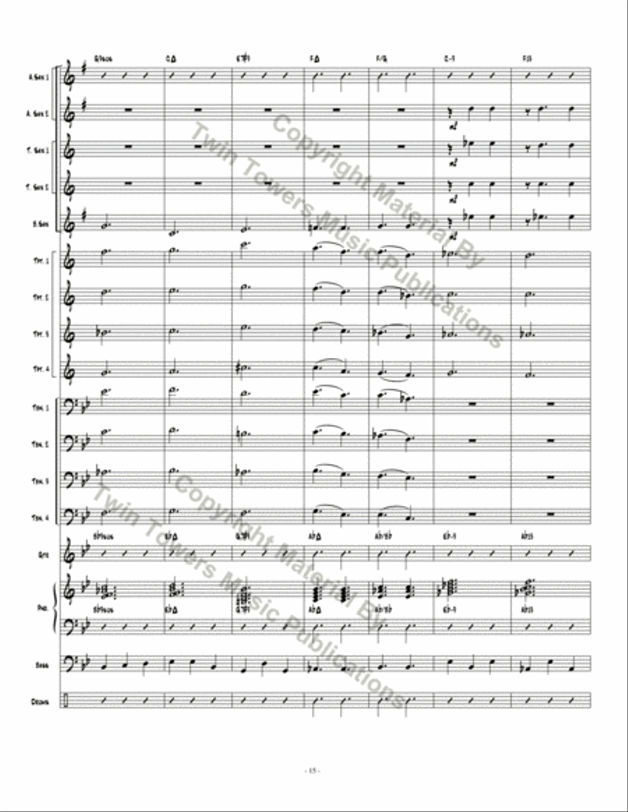 Pthalo Blue Pthalo Blue Jazz Ensemble scores gallery preview page 16