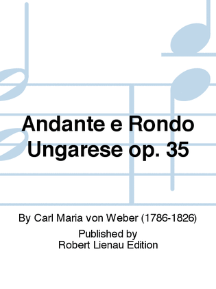 Book cover for Andante e Rondo Ungarese Op. 35