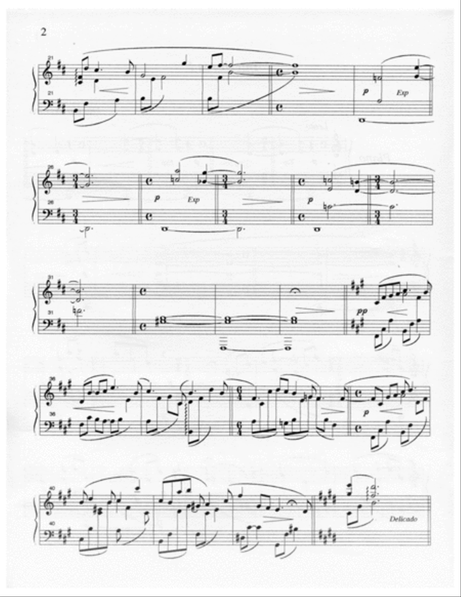 Interiores Piano Solo scores gallery preview page 3