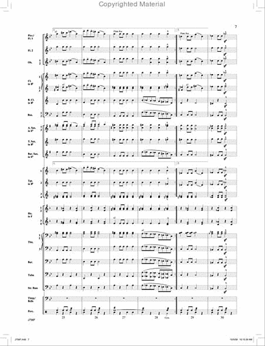 Entry of the Gladiators Concert Band scores gallery preview page 8