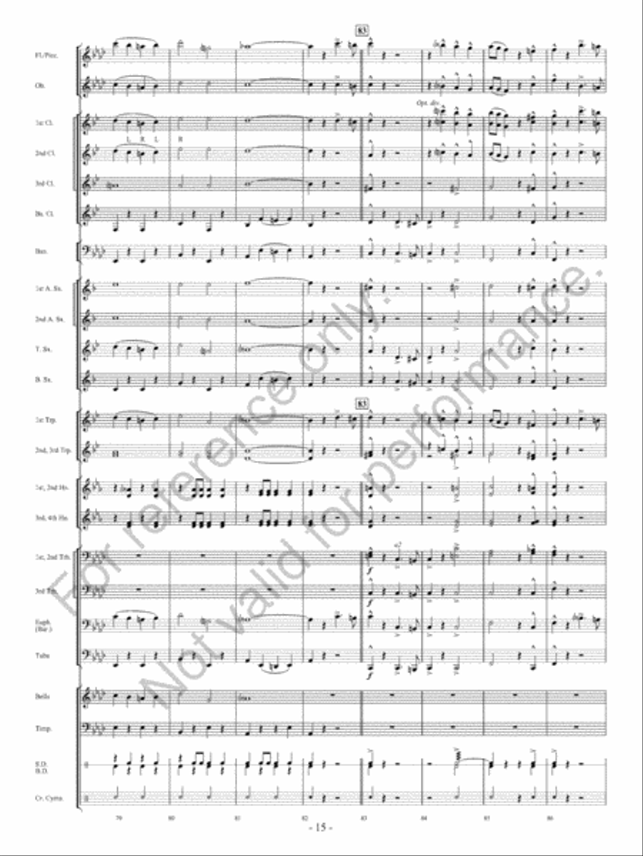 Freedom City Freedom City Concert Band scores gallery preview page 16