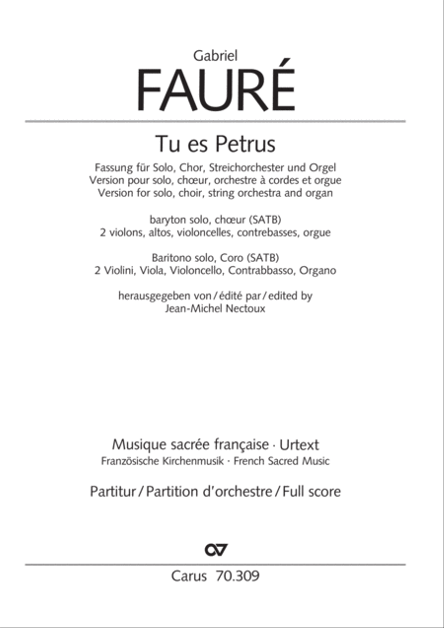 Tu es Petrus 4-Part scores gallery preview page 2