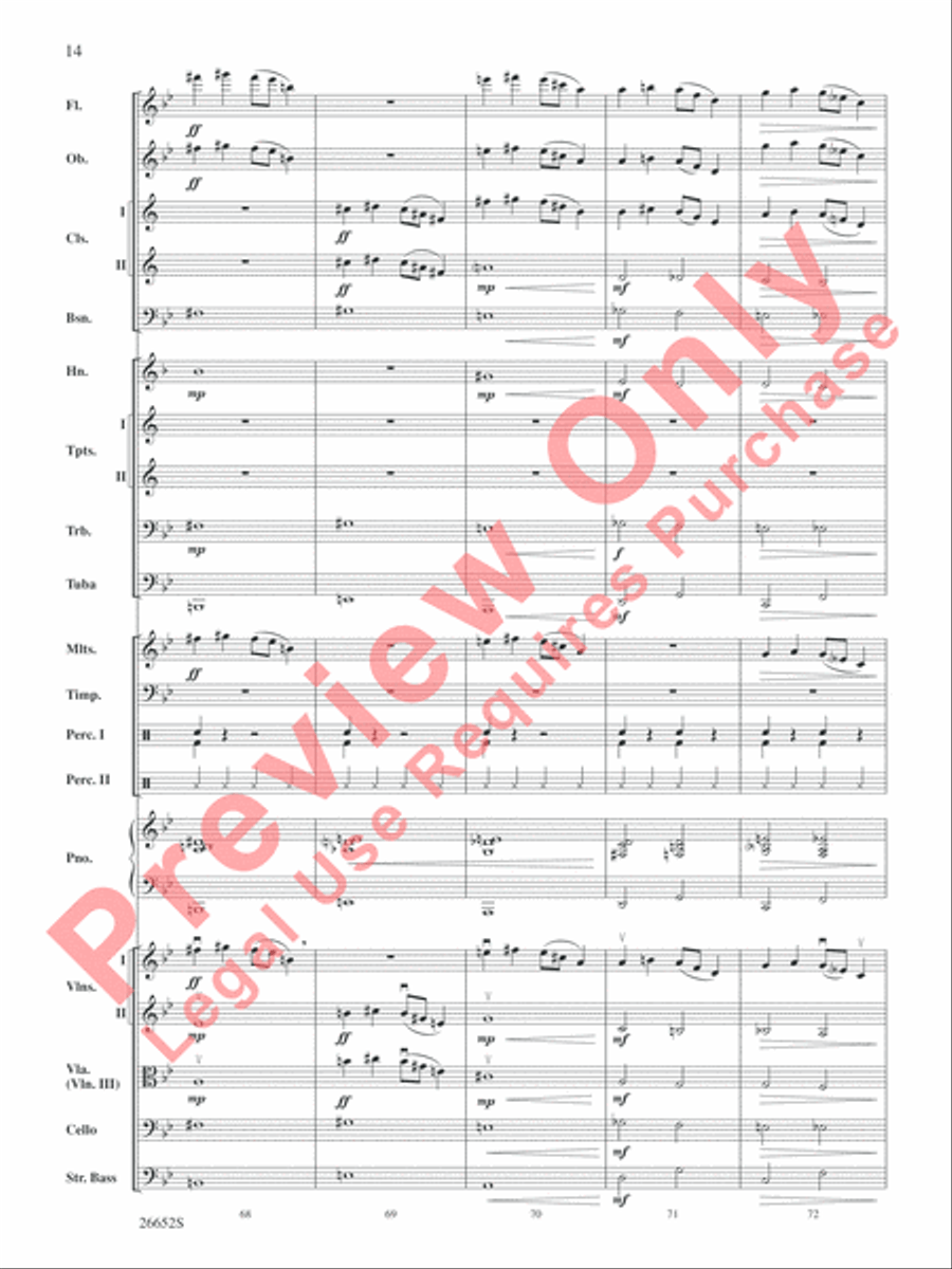 Leroy Anderson Favorites Leroy Anderson Favorites Full Orchestra scores gallery preview page 15