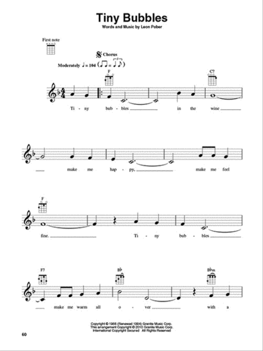 Hawaiian Songs for Ukulele Ukulele scores gallery preview page 5