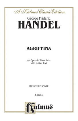 Book cover for Agrippina (1709)