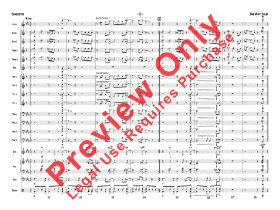 One Mint Julep One Mint Julep Jazz Ensemble scores gallery preview page 38