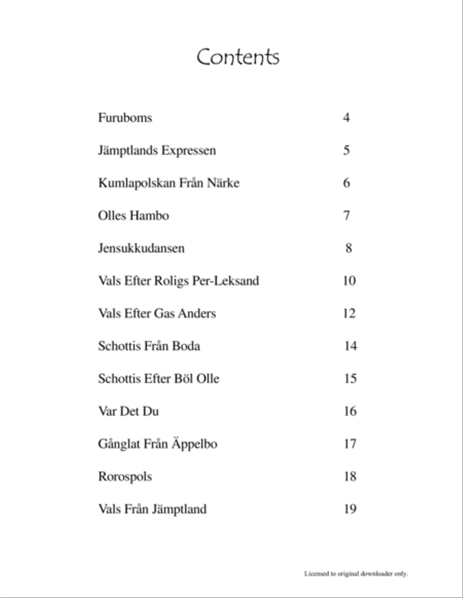 A Scandinavian Tunebook Harp scores gallery preview page 4