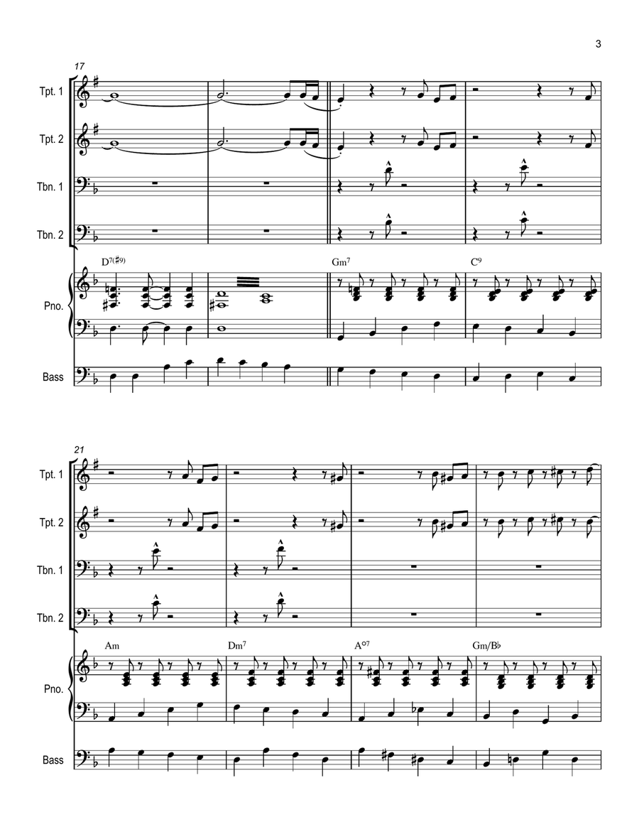 Lollipops And Roses Trombone scores gallery preview page 3