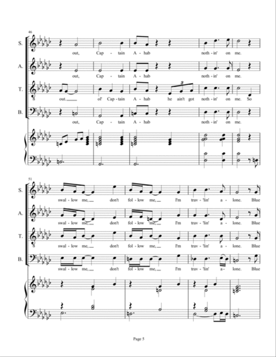 Shiver Me Timbers 4-Part scores gallery preview page 5
