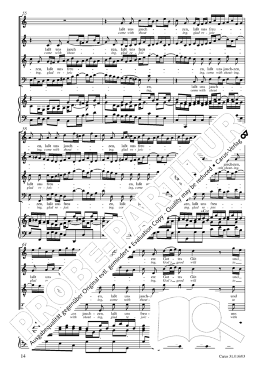 Lord God, thy praise we sing (Herr Gott, dich loben wir) ATB scores gallery preview page 15