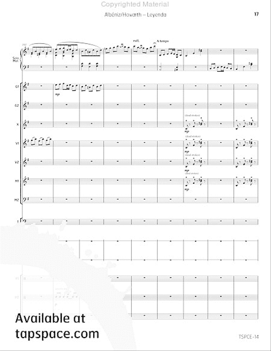 Leyenda Percussion Ensemble scores gallery preview page 20