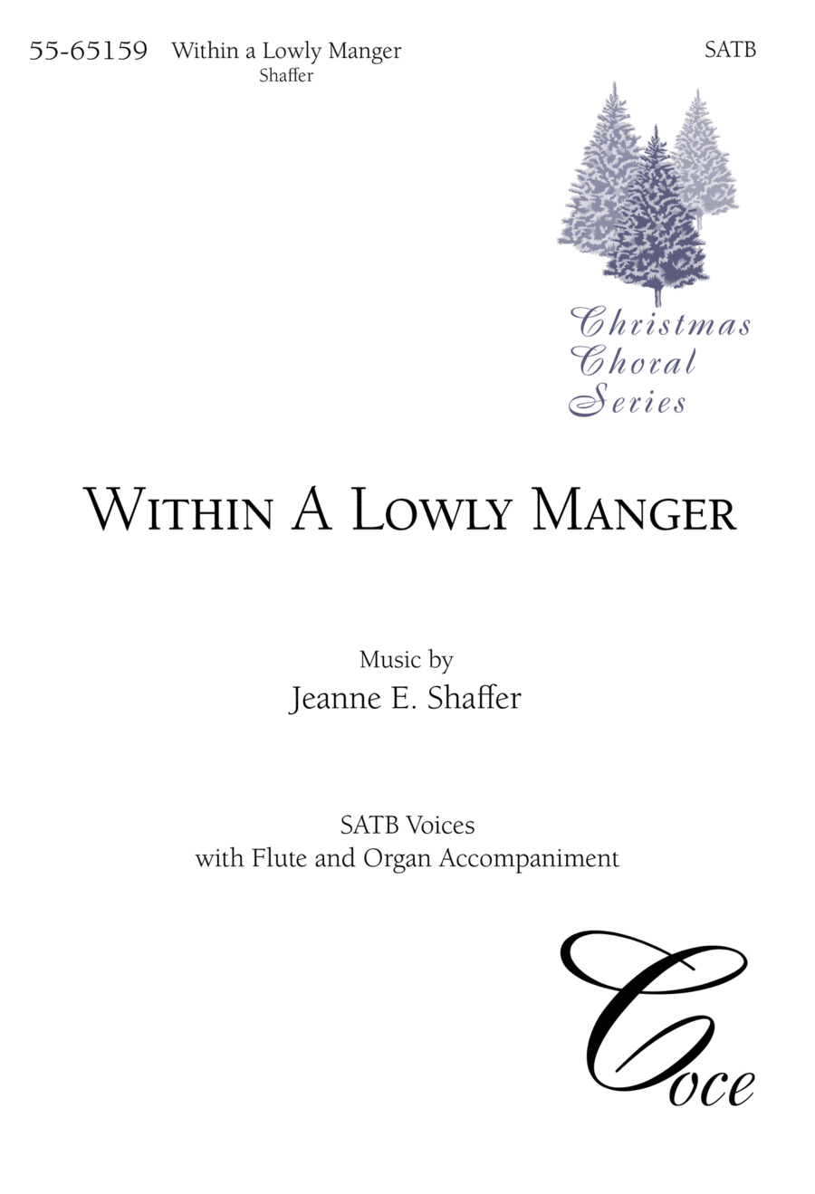 Within A Lowly Manger 4-Part scores gallery preview page 1