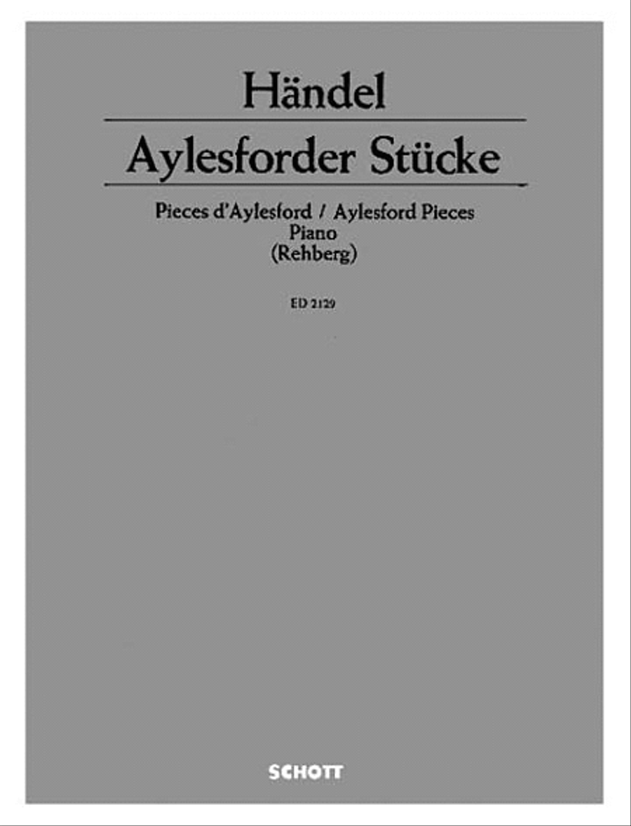 Aylesford Pieces Piano Solo scores gallery preview page 1