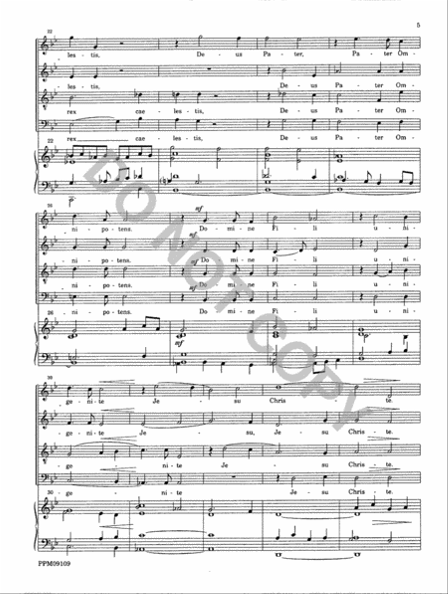 Missa Matris Dei 4-Part scores gallery preview page 6
